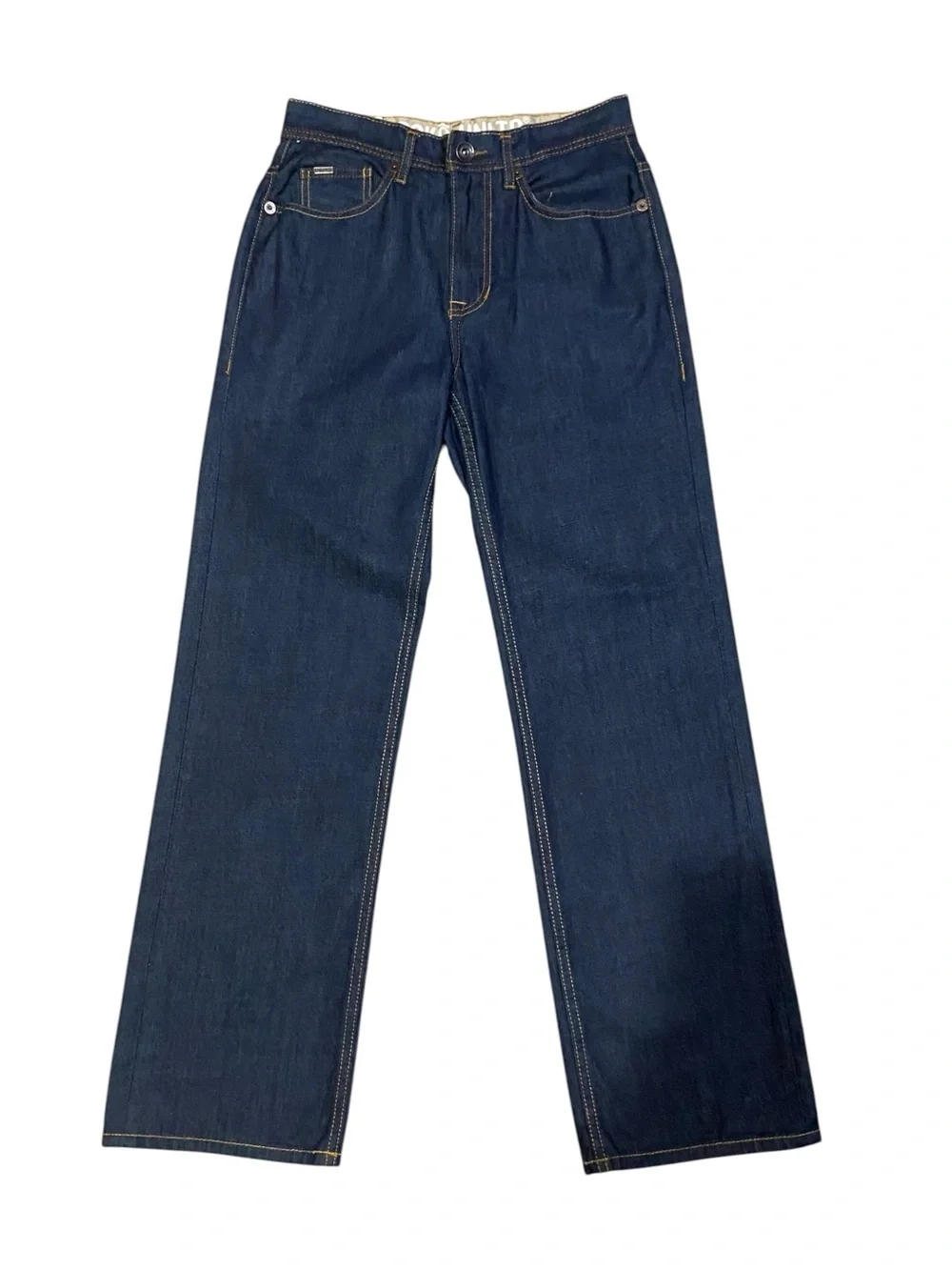 Vintage Ecko Unlimited Gold Script Embroidery Relaxed Fit Jeans Y2K Streetwear